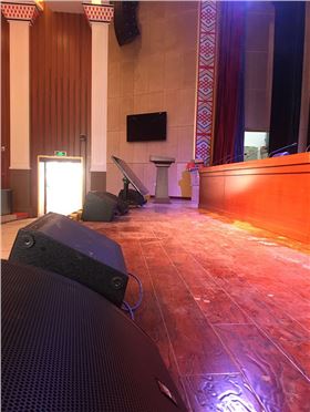 線陣音箱系統入駐西藏左貢體育館多功能廳