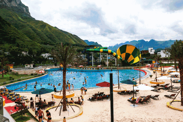 線陣專業舞臺音響系統助力貴州碧海藍天水上樂園【爵士龍】