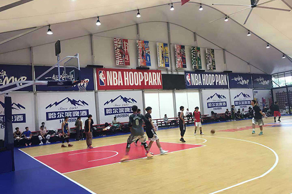 爵士龍專業擴聲系統助力湖南長沙梅溪湖籃球公園【爵士龍音響】