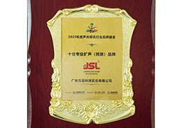 2025年十佳專業擴聲(民族)品牌 2025年十佳專業擴聲(民族)品牌