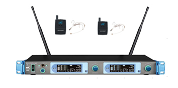 JSL爵士龍無紙化真分集頭戴帽無線話筒G990R